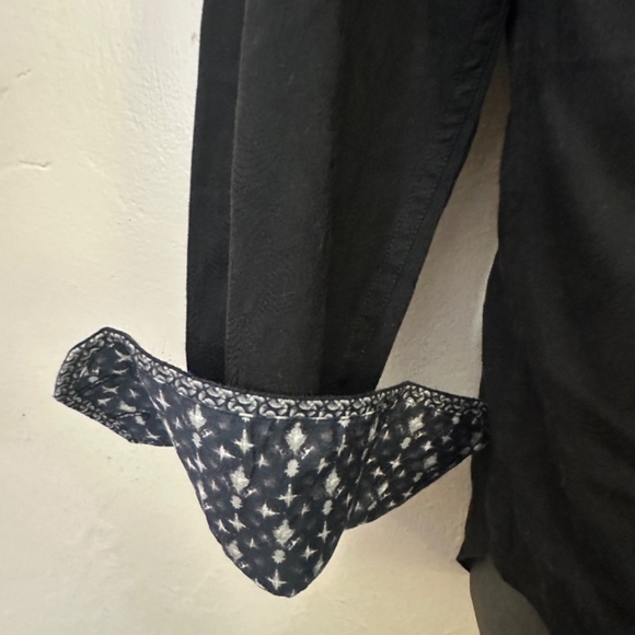 Robert Graham Stretch Contrast Long Sleeve Shirt Small Gently worn - Picture 3 of 5